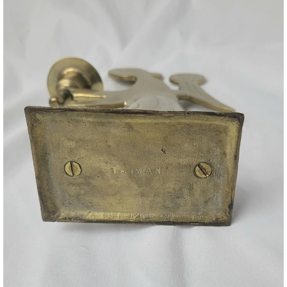 Vintage Brass Angel Candle‎ Holder / Akincilar Imports Candelabra